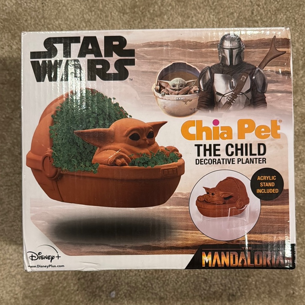Star Wars Chia Pet The Child - Orange and Green